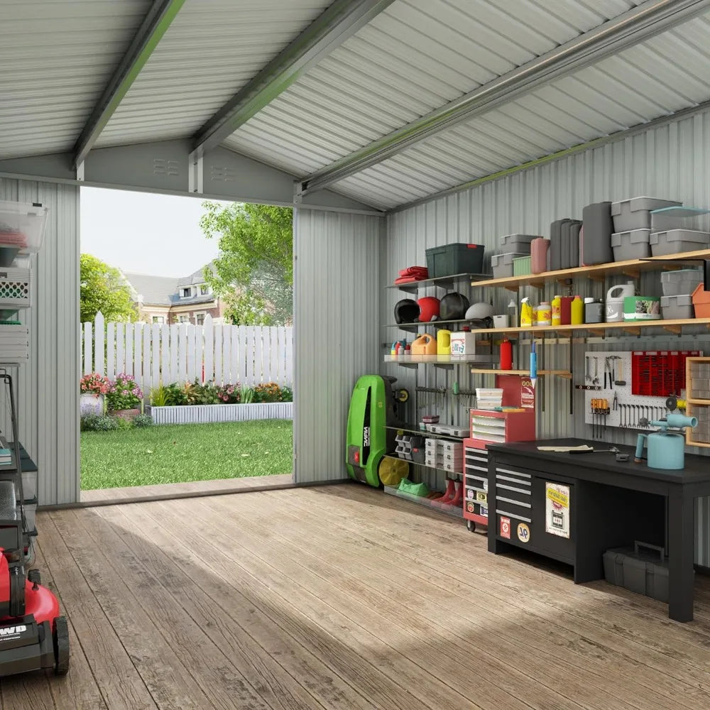 OasisOrganizer - Outdoor Metal Storage Shed.