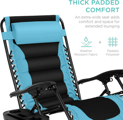 RelaxWave Elite - Padded Oversized Anti Gravity Lounger.