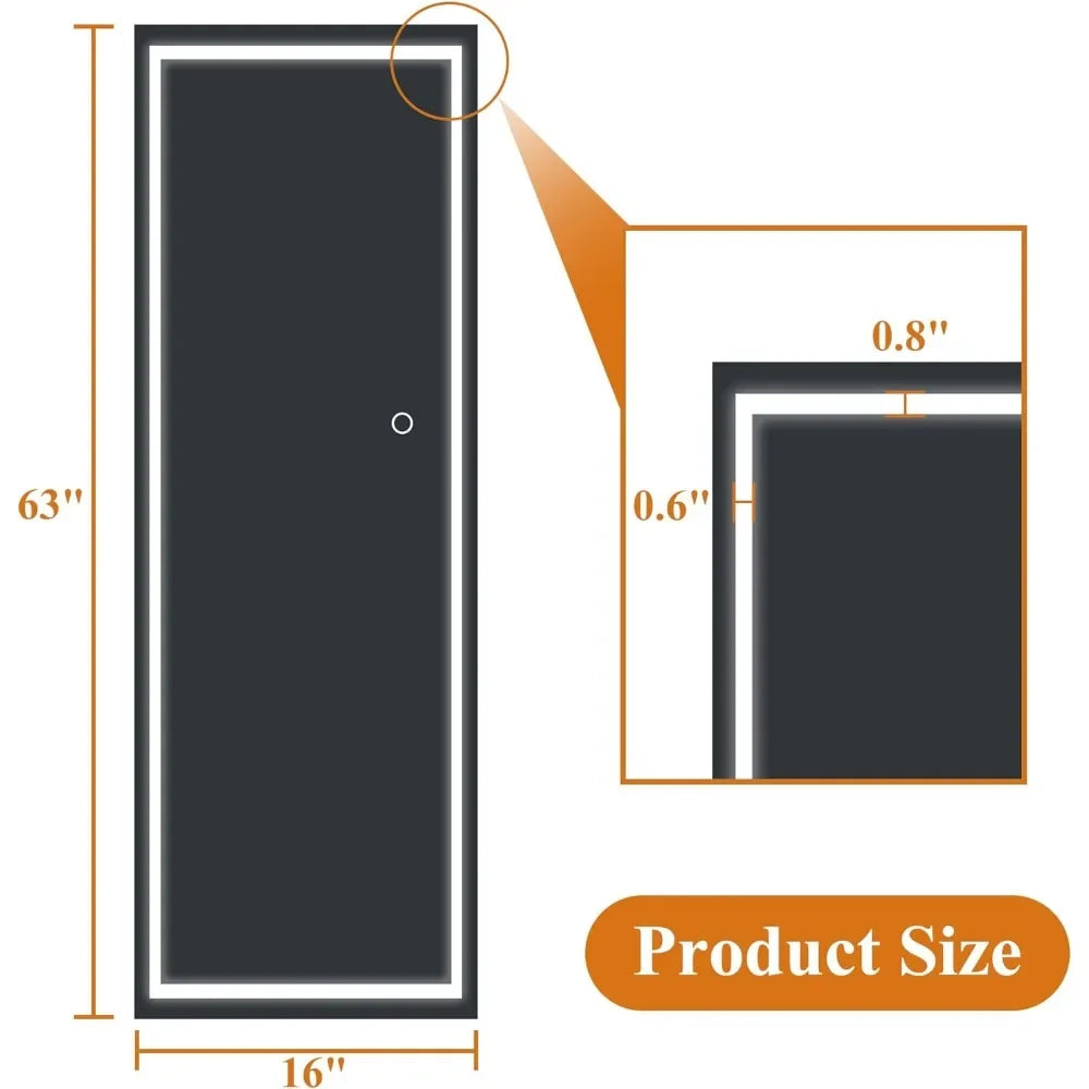 HaloView Full-Length LED Mirror.