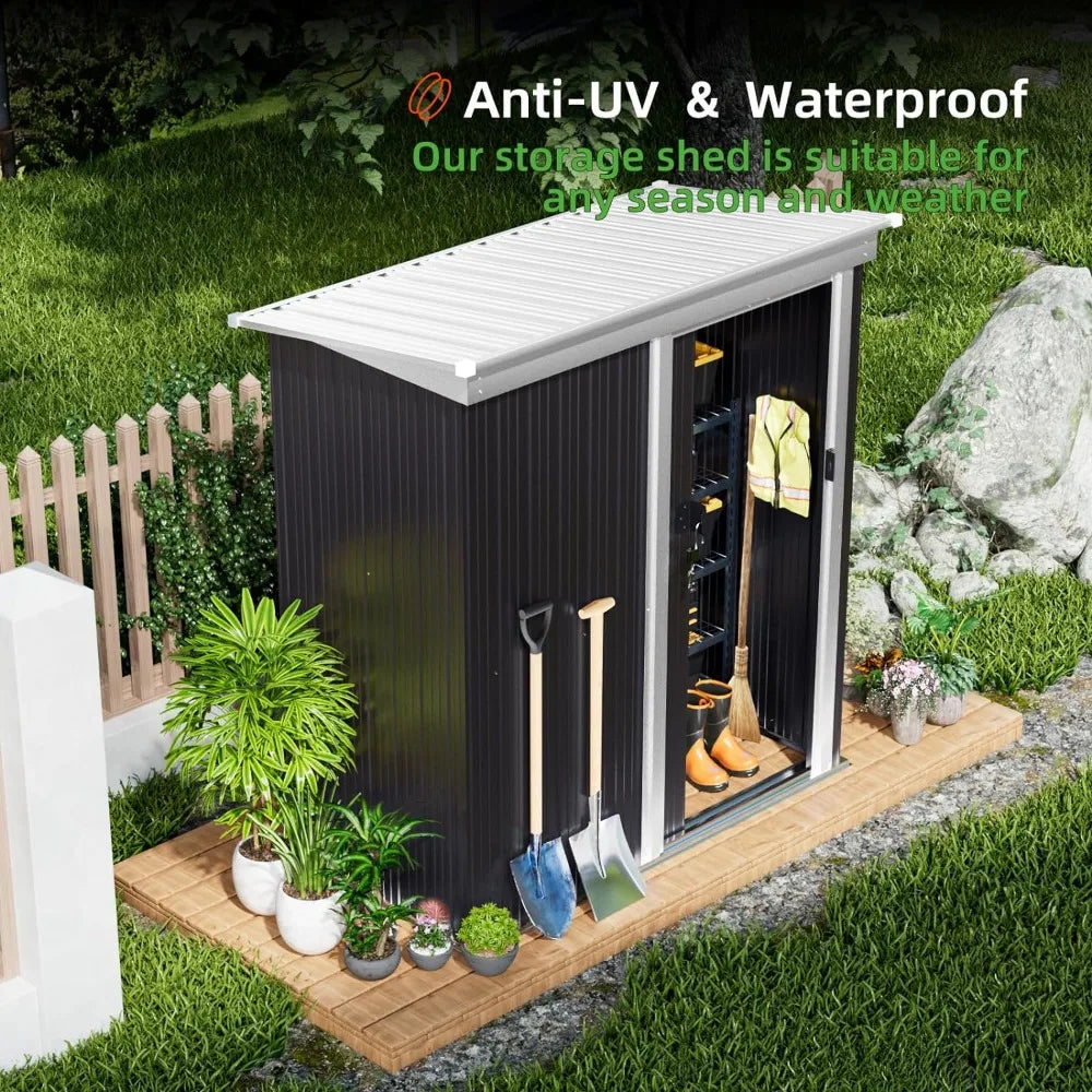 OasisOrganizer - Outdoor Metal Storage Shed.