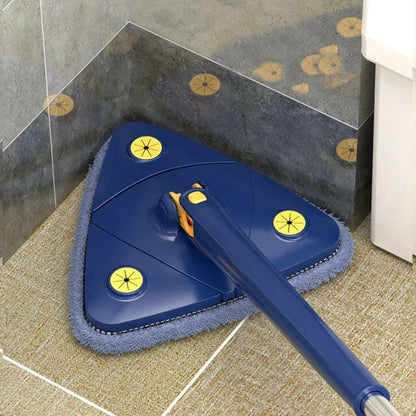 TriMop - 360° Rotatable Adjustable Cleaning Mop - Decor Dune Blue