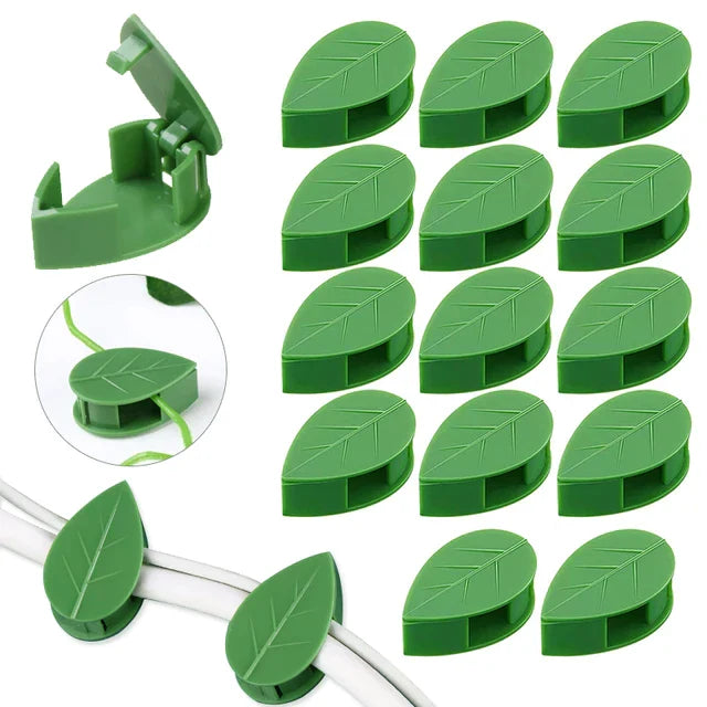 StemLock - Leaf-shaped Plant Climbing Artifact Fixing Clip - Decor Dune